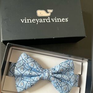 Vineyard Vines Boys Blue Golf Patterned Bow Tie
